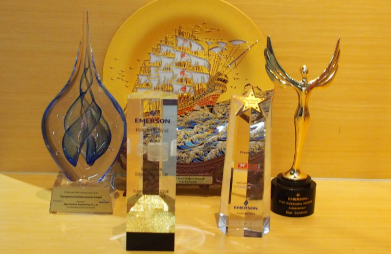 开云中国荣获艾默生颁发的五大奖项